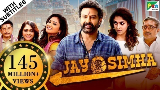 'Jay Simha (2019) New Released Action Hindi Dubbed Movie | Nandamuri Balakrishna, Nayanthara'