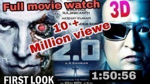 'ROBOT 2.0 O FULL MOVIE NEW HD 100%QUALITY BEST 2.36.09 LATEST MOVIE ROBOT 2.O 10 million viewe'