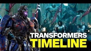 'The Transformers Movie Timeline in Chronological Order'