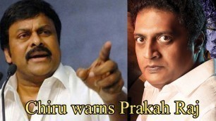 'Chiranjeevi Warns Prakash Raj | Aagadu Telugu Movie Controversy | TV5 News'