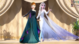 'Queen Elsa and Queen Anna Frozen 2 [ Exclusive ]'