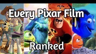 Every Pixar Film Ranked