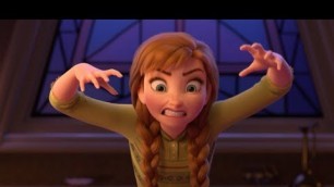 'Frozen 2: Charades Official Movie Clip - Anna, Elsa, Olaf, Kristoff | ScreenSlam'