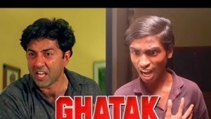'Ghatak (1996) | Sunny Deol | Danny | Ghatak Movie Best Dialogue | Ghatak Movie Spoof | Comedy Scene'