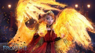 'Frozen 2: Queen Anna has Fire Powers! Anna\'s Magic finally awakens! 