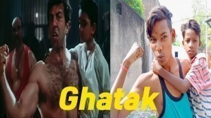 'Ghatak (1996)|Sunny Deol Best Dialogue|Danny Denzonga |Ghatak|Movie Spoof|Comedy Scene| #sunnydeol'