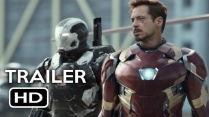 'Captain America: Civil War Official Trailer #1 (2016) Chris Evans, Robert Downey Jr. Movie HD'
