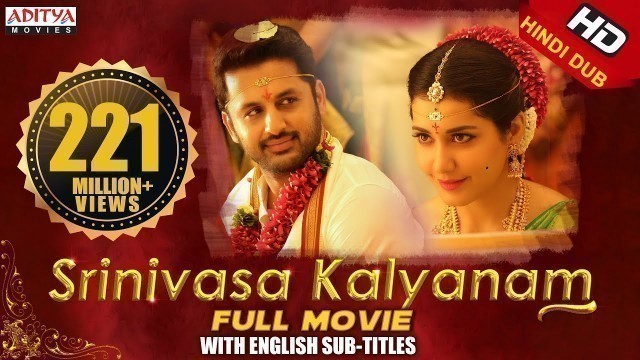 'Srinivasa Kalyanam  Full Hindi Dubbed Movie New | Nithiin, Rashi khanna, Nandita Swetha'