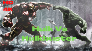 'hulk vs hulkbuster full fight || Avengers || Ironman #youtube #movieclips #marvelmovies'