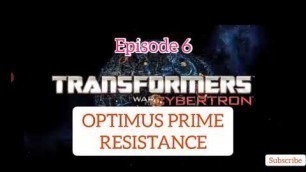 'TRANSFORMERS : CYBERTRON FALL || #Episode6 || OPTIMUS PRIME RESIST AGAINST MEGATRON_ Full HD Movie'