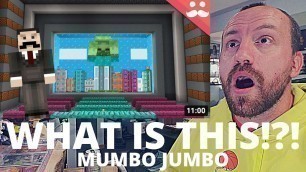 'CRAZIEST BUILD YET? Mumbo Jumbo I made a Working Cinema in Minecraft (REACTION!)'