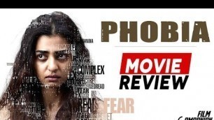 'Phobia | Movie Review | Anupama Chopra'