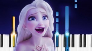 'Frozen 2 - Show Yourself - Piano Tutorial / Piano Cover'
