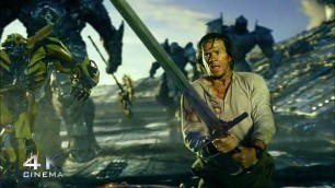 'Transformers The Last Knight 2017 | Tamil 4K HD | Optimus Prime vs Bumblebee Full Fight Scenes'