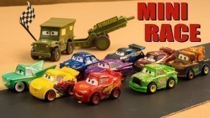 'RACE Car or NOT? Can Mater keep up? Mini Racers Cars Radiator Springs!'