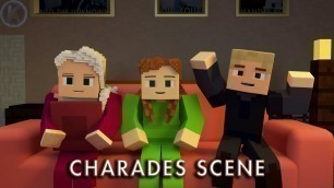 'Frozen 2 - Charades Scene Clip Minecraft Animation'