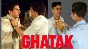 'GHATAK (1996) Sunny Deol | Danny denzongpa | GHATAK movie dialogue'