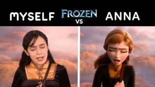 'THE NEXT RIGHT THING (Movie VS FanMade - Side by Side Comparison) ★ FROZEN 2 in REAL LIFE COVER'