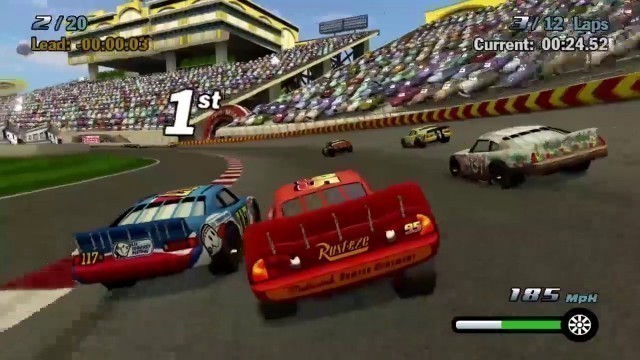 'Cars 1 the Videogame- Race 5 No Com - Lightning Mcqueen VS Summer Grand Prix'