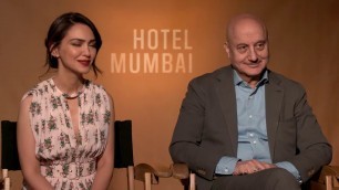 'Nazanin Boniadi & Anupam Kher | Exclusive Interview for Hotel Mumbai | Showbiz India TV'