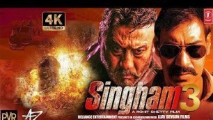 'SINGHAM 3 FULL MOVIE FACTS HD 4K | Ajay Devgan | Rohit Shetty | Akshay Kumar | Vidyut Jamwal i 2021'