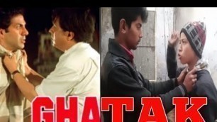 'GHATAK (1996) || Sunny Deol || Ghatak movie best dialogue Spoof || S.H STUDIO || FT 110 #newtrend'