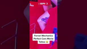 'Ferrari Mechanics Perfect Cars Movie Tattoo'
