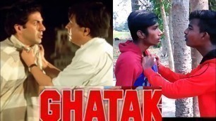 'Ghatak (1976)/sunny Deol/Dhanny/Denzongpa/Ghatak movie Best dialogue Ghatak movie soof Nashid vilog'