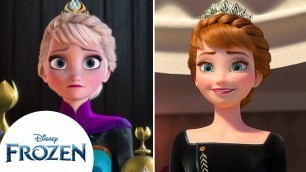 'Becoming Queens of Arendelle | Frozen'