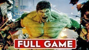 'THE INCREDIBLE HULK Gameplay Walkthrough Part 1 FULL GAME [1080p HD] - No Commentary'