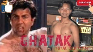 'Ghatak (1996) Sunny Deol Best Dialogue | Danny Danzongpa |Ghatak Movie Spoof |Comedy scene'