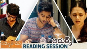 'Sammohanam Movie Reading Session | Sudheer Babu | Aditi Rao Hydari | #Sammohanam | Telugu FilmNagar'