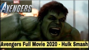 'Marvels Avenger All Cutscenes Full Movie 2020 - All The Avengers Together - Hulk, Thor, Iron Man'
