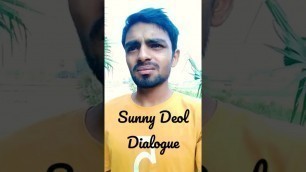 'Ghatak movie dialogue Sunny Deol dialogue#shorts'