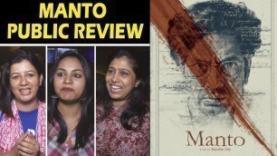 'Manto Movie PUBLIC REVIEW | Premiere Show | Nawazuddin Siddiqui, Rajshri Deshpande'