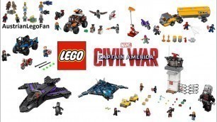 'All Lego Captain America Civil War Sets Compilation - Lego Speed Build Review'