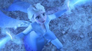 'Elsa battles the Wind Spirit | Frozen 2'