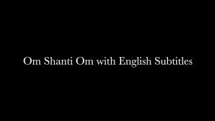'Om Shanti Om with English Subtitles'