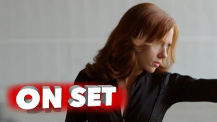 'Captain America: Civil War: 4k Behind the Scenes Scarlett Johansson \"Black Widow\" Movie Broll'