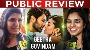 'SINGLEah போனா கதறி அழுவான்!!! | Geetha Govindam Public Review | MM 04'