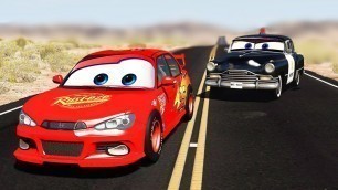 'Mcqueen Gets Lost / Cars Movie Remake - BeamNG.drive'