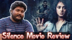 'Silence | Movie Review | Madhavan | Anushka Shetty | Tamil | Tamil Villian'