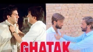 'Ghatak 1996 Movie Dialogue  Sunny Deol Danny Denzongpa Ghatak Movie Best Dialogue Ghatak Movie Spoof'