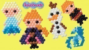 'How to Make DIY Frozen 2 Aquabeads with Queen Elsa, Princess Anna & Olaf'