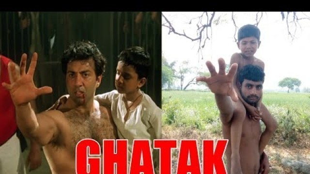 'GHATAK (1996) | Sanny Deol Best Dialogue | Ghatak Movie Spoof | Comedy Scene'